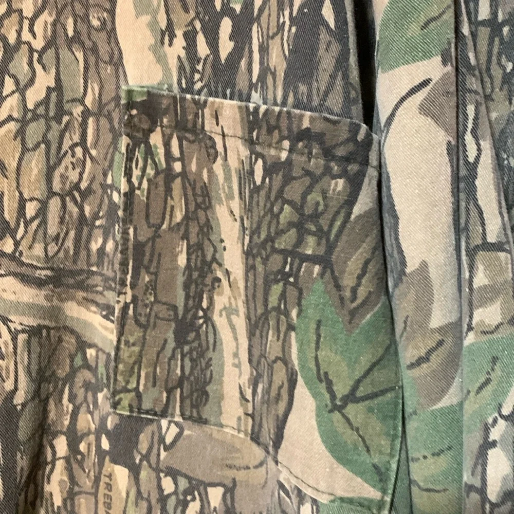 Vintage Camouflage Hunting Outdoorsman Zip Up Coveralls 3XL XXXL 3X Big & Tall - Picture 10 of 17
